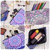 3Pcs 3 Style Polyester Tarp Zip Cosmetic Pouches ABAG-SZ0001-24-5