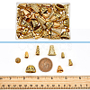  80Pcs 8 Style Tibetan Style Alloy Beads Cone & Caps FIND-NB0003-15-4