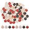 DICOSMETIC 80Pcs 4 Colors  Alloy Enamel Charms FIND-DC0003-43-1