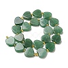 Natural Green Aventurine Beads Strands G-G072-D02-01-3