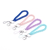 4Pcs 4 Colors Opaque Acrylic Curb Chain Mobile Straps Sets HJEW-JM00445-02-1