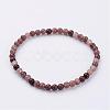 Natural Mixed Stone Stretch Bracelets BJEW-JB02460-2