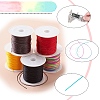 5 Rolls 5 Colors Round Nylon Thread NWIR-YW0001-07A-1