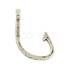 Tibetan Style Alloy Hook Pendants X-TIBEP-3575-AS-FF-1