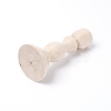 Natural Wood Candle Holders DJEW-WH0033-14-2