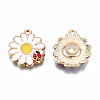 Eco-Friendly Alloy Enamel Pendants ENAM-T011-89-NR-3