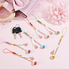 6Pcs Cute Maneki Neko Smart Phone Strap Lanyards HJEW-PH01586-4