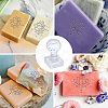 Clear Acrylic Soap Stamps DIY-WH0438-024-3