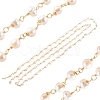 1 Strand Handmade Cultured Freshwater Pearl Beaded Chains AJEW-SZ0002-07-1