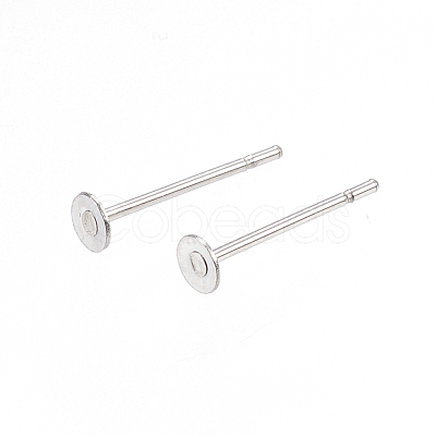 Non-Tarnish 304 Stainless Steel Stud Earring Findings A-STAS-D448-088P-3mm-1