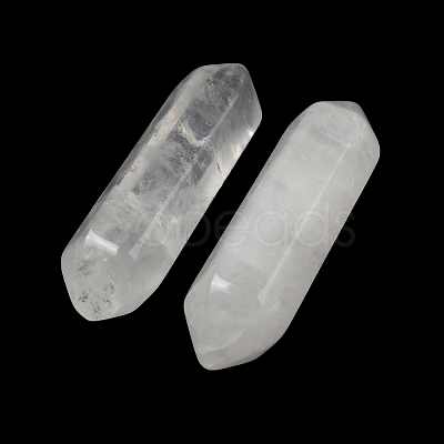 Olycraft 12Pcs Natural Quartz Crystal Double Terminated Points G-OC0003-51-1