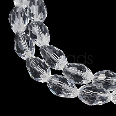 Transparent Glass Beads Strands EGLA-N013-T8mm-D01-1