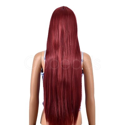 31.5 inch(80cm) Long Straight Cosplay Party Wigs OHAR-I015-11K-1