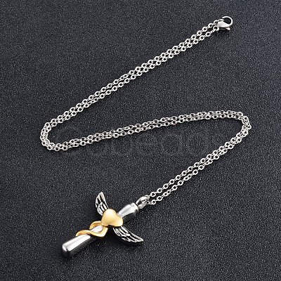 Stainless Steel Pendant Necklaces PW-WG64081-01-1