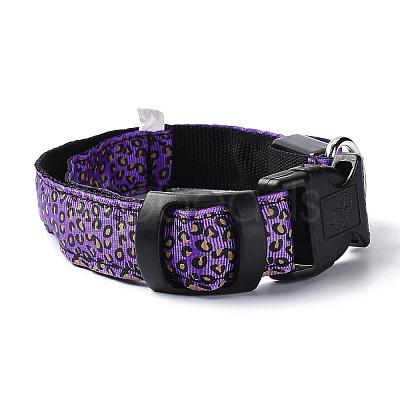 Adjustable Polyester LED Dog Collar MP-H001-A18-1