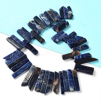 Natural Sodalite Beads Strands G-L551B-16-1