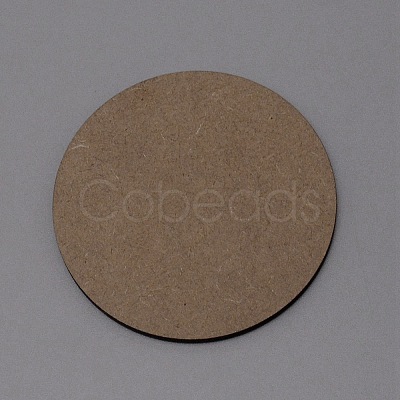 Medium Density Fiberboard (MDF) Sheet Brooch Findings WOOD-WH0024-21-1