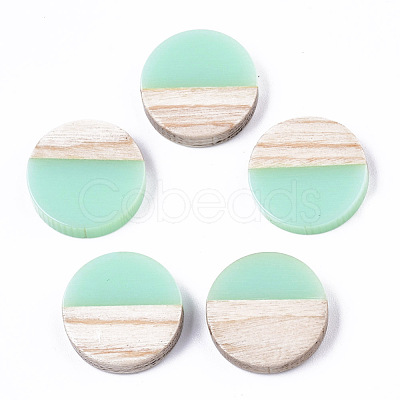 Resin & Wood Cabochons RESI-R425-05D-1