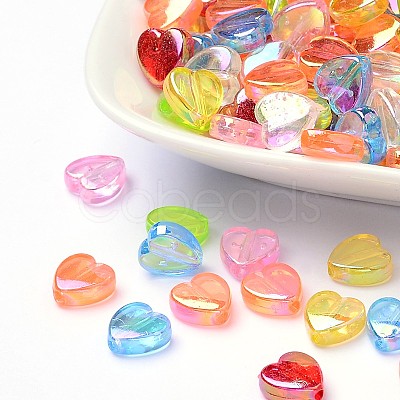 Transparent Acrylic Beads X-PL539-1