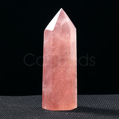 Tower Natural Strawberry Quartz Display Decoration WG83739-04-1