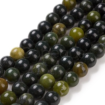 Natural Xinyi Jade/Chinese Southern Jade Beads Strands G-L476-16A-8mm-1