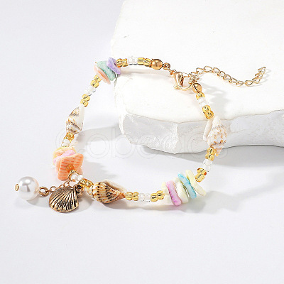 Bohemian Shell Bead Bracelets EM2615-4-1