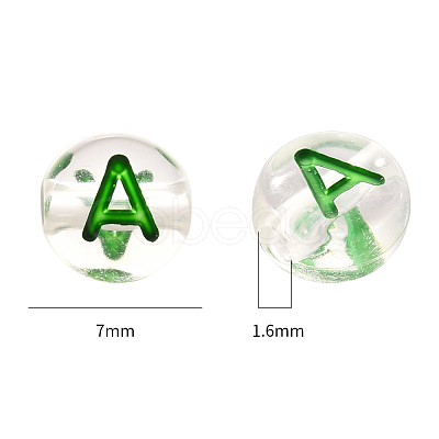 Transparent Clear Acrylic Beads MACR-YW0001-23A-1