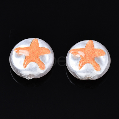 3D Printed ABS Plastic Imitation Pearl Beads KY-S168-014-1