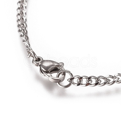 Tarnish Resistant Men's Curb Chain BJEW-E369-13C-1