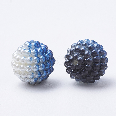 Imitation Pearl Acrylic Beads OACR-T004-10mm-01-1