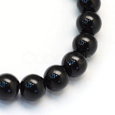 Baking Painted Pearlized Glass Pearl Round Bead Strands HY-Q003-12mm-80-1