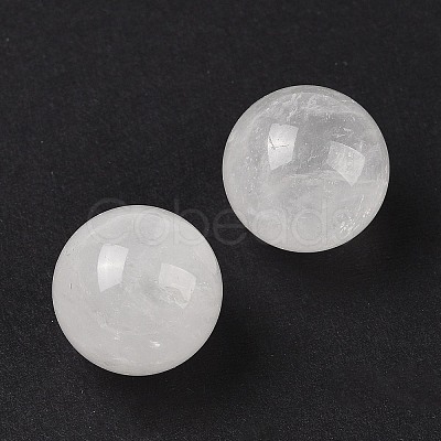 Natural Quartz Crystal No Hole Sphere Beads G-K353-04D-11-1