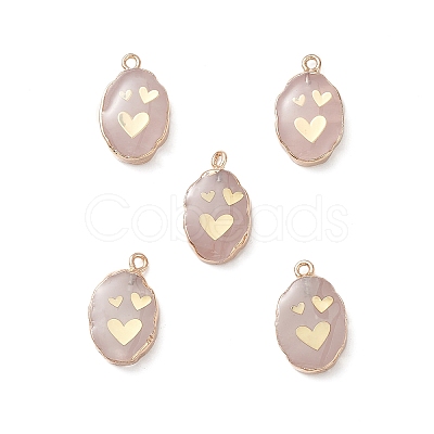 Natural Rose Quartz Pendants G-K333-01H-1