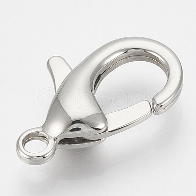 Tarnish Resistant 304 Stainless Steel Lobster Claw Clasps X-STAS-T033-26A-1