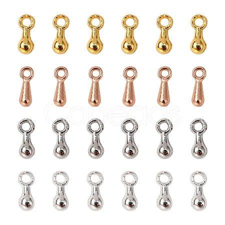 200Pcs 4 Colors Alloy Charms FIND-YW0001-41-1