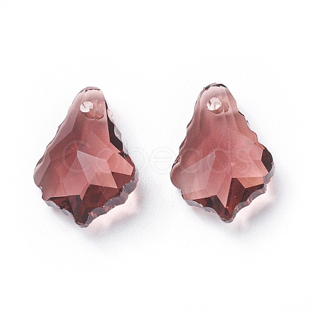 Faceted Glass Pendants GLAA-F068-C19-01-1