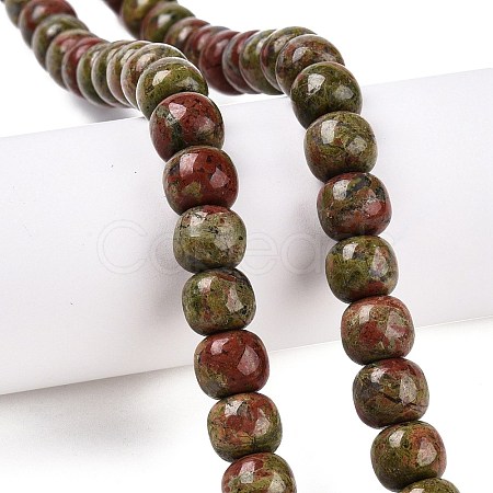 Natural Unakite Beads Strands G-T138-142-1