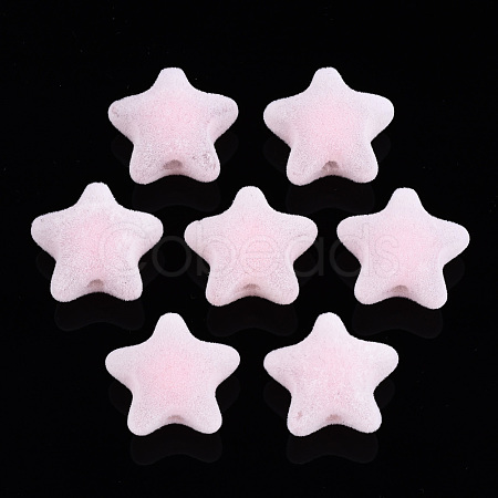 Flocky Acrylic Beads MACR-S275-25A-06-1