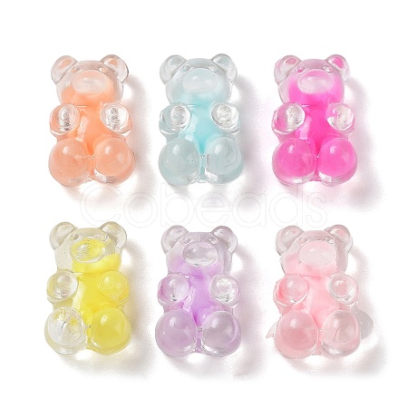 Transparent Acrylic Beads X-OACR-A027-11-1