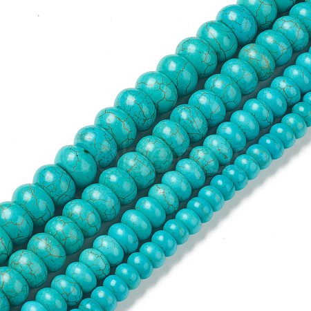 Synthetic Turquoise Beads Strands G-A211-20-1