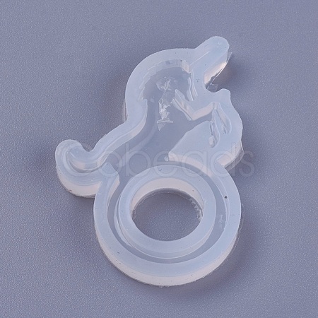 Transparent DIY Ring Silicone Molds DIY-WH0128-02A-1