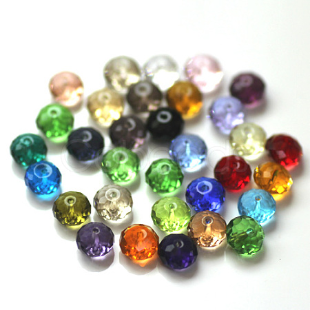 Imitation Austrian Crystal Beads SWAR-F068-3x4mm-M-1