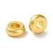 Rack Plating Brass Spacer Beads, Long-Lasting Plated, Lead Free & Cadmium Free, Disc, Golden, 5x2mm, Hole: 2mm