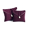 Rectangle Velvet Storage Bags, Packaging Bag, Purple, 9x11cm