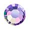 Preciosa&reg MAXIMA Crystal No Hotfix Flatback Stones, Czech Crystal, Aluminium Layer, Round(438 11 615 Chaton Rose), 00030 265 Vitrail Light, SS8(2.3~2.5mm)