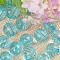 Transparent Acrylic Beads, Round, Sky Blue, 20mm