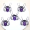 Natural Amethyst Pendants, Spider Charms, Antique Silver, 36x34mm