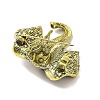 Vintage Elephant Alloy Rhinestone Brooches for Backpack Clothes JEWB-S028-06-2