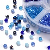 8 Style Opaque Solid Color & Electroplate Glass Beads EGLA-YW0001-19A-5