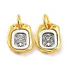 Brass Charms KK-Q800-30G-1